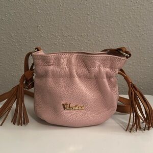 Women’s Valentina mini cross bag 100% leather made in Italy
